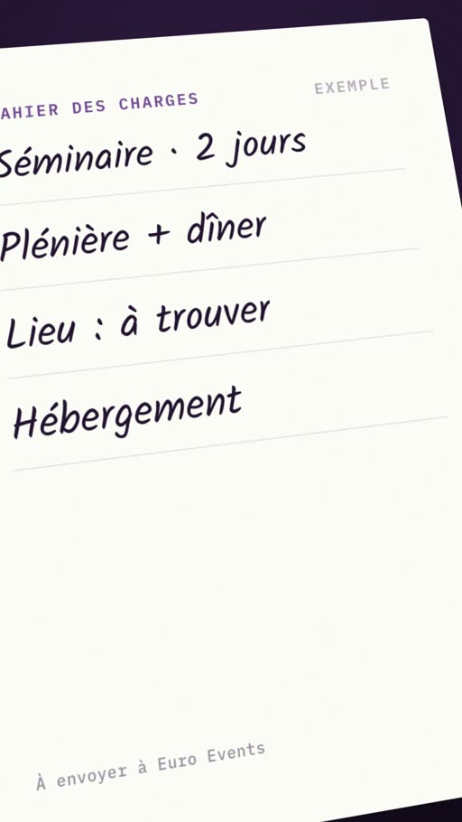 Une page pour donner un point de départ à la recherche.