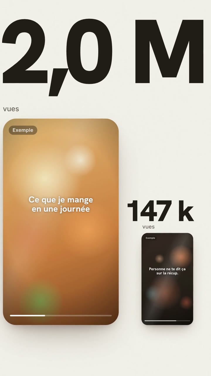 Deux nombres de vues pour poser le problème du film.